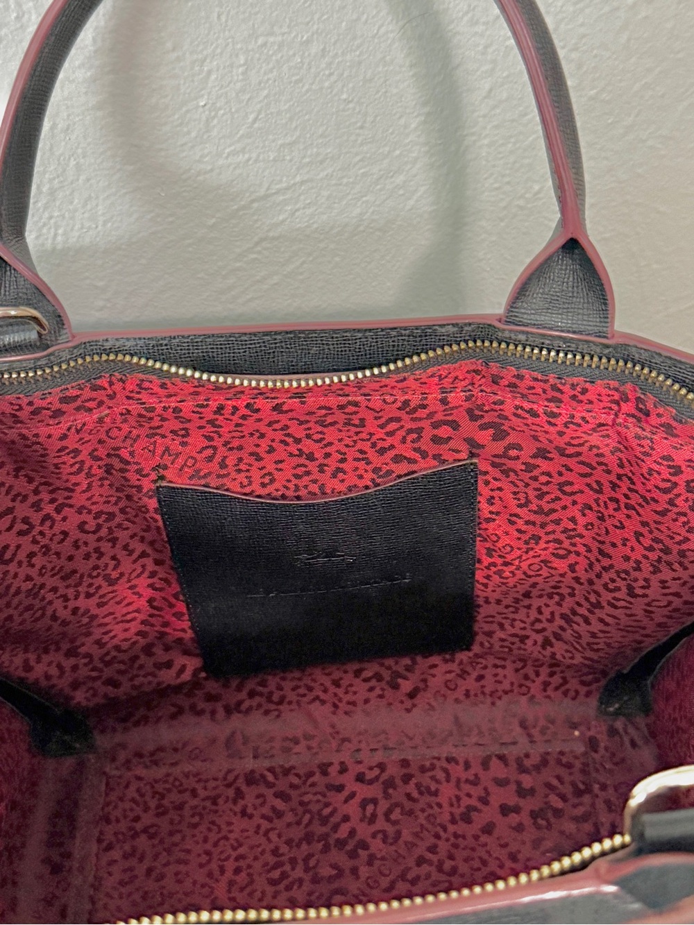 Longchamp Leather Heritage Tote Bag in Black - Picture 7 of 10